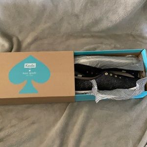 Kate Spade Keds: Black Glitter